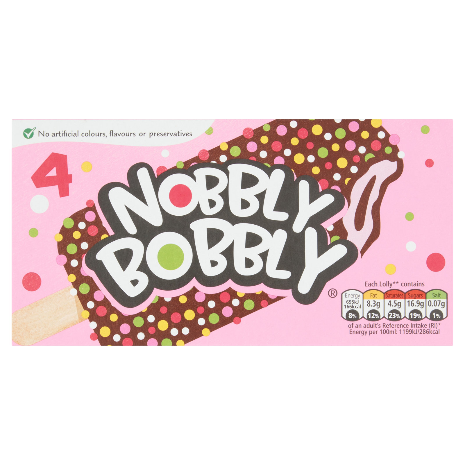 Nobbly Bobbly Lollies 4×60ml