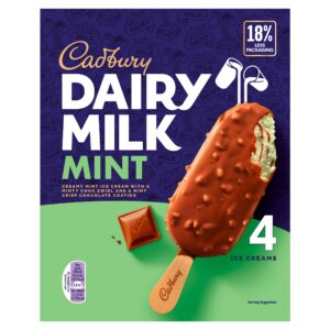 Cadbury Dairy Milk Mint Stick 4×90ml