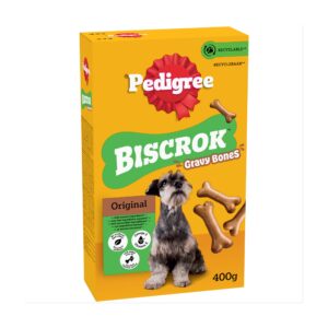 Pedigree Biscrok Gravy Bones Original Dog Treats 400g