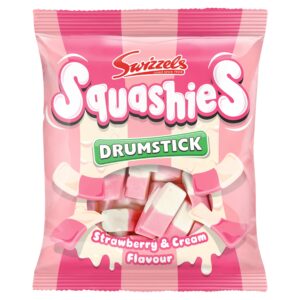 Swizzels Drumstick Squashies Strawberry & Cream 140g