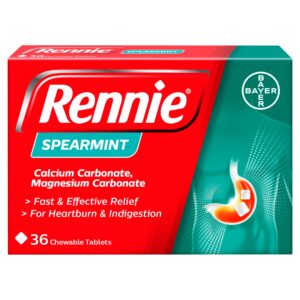 Rennie Spearmint Heartburn & Indigestion Relief 36pk