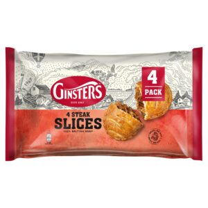 Ginsters 4 Steak Slices 420g