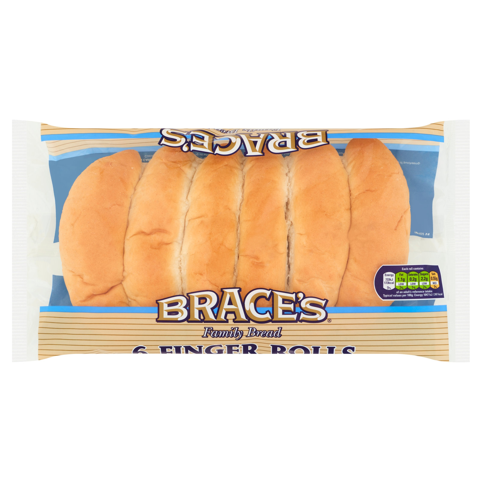 Brace's Finger Rolls 6pk