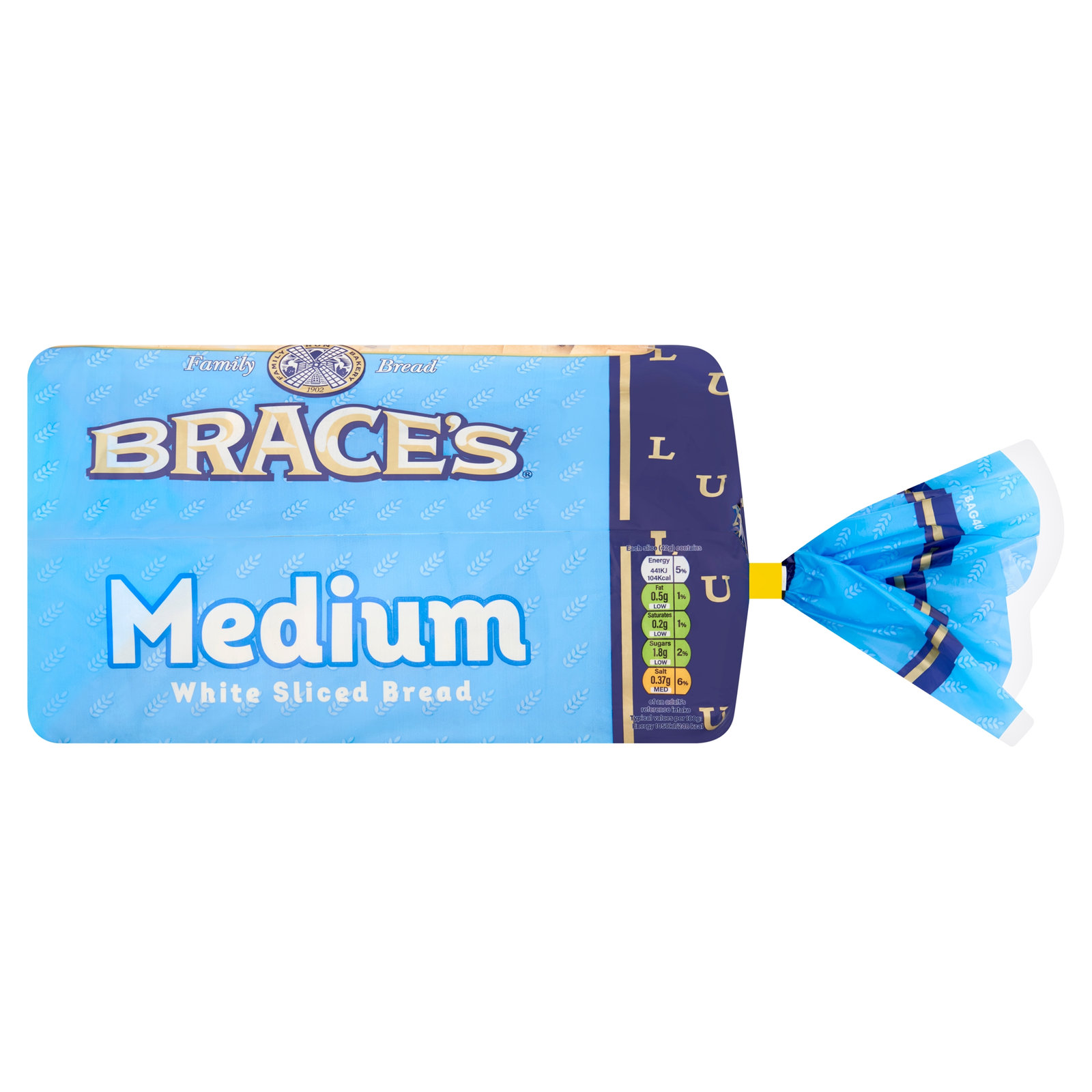 Brace's Luxury Medium White 800g