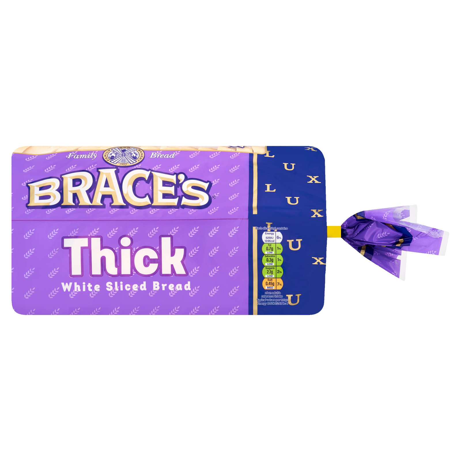Brace's Luxury Thick White 800g