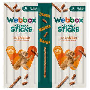 Webbox Chicken Small Dog Sticks 6pk