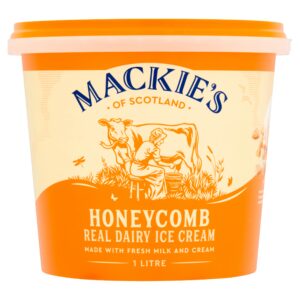 Mackie’s Honeycomb Real Dairy Ice Cream 1L