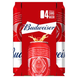 Budweiser 4×568ml: 4.5%