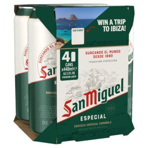 San Miguel 4×440ml: 5%