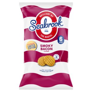 Seabrook Smoky Bacon 6×25g