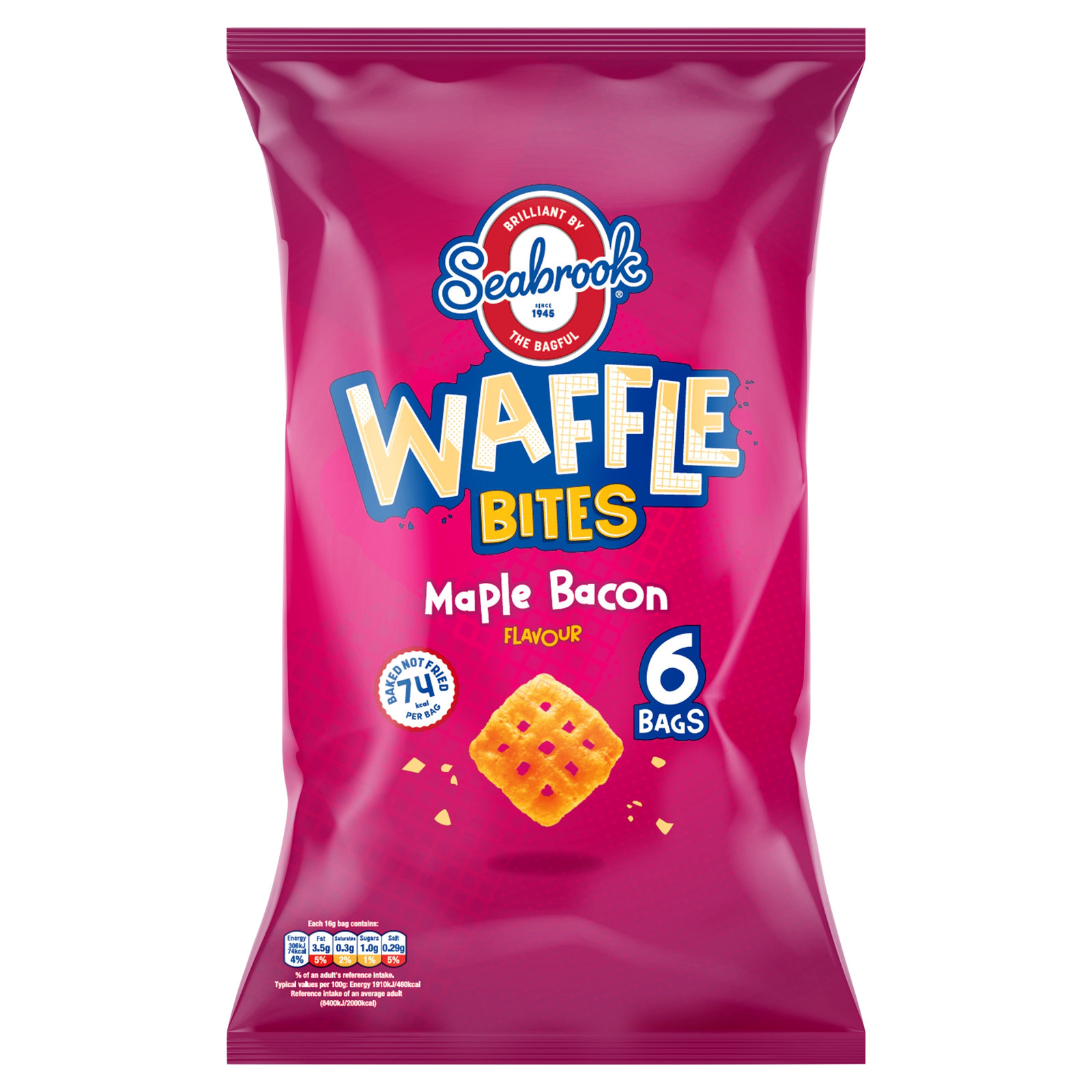 Seabrook Waffle Bites Maple Bacon 6pk