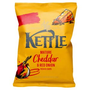 Kettle Mature Cheddar & Onion 130g