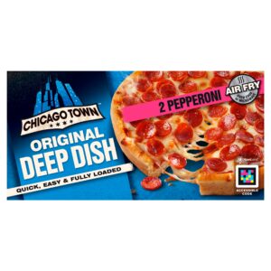 Chicago Town 2 Deep Dish Pepperoni Pizzas 2×155g