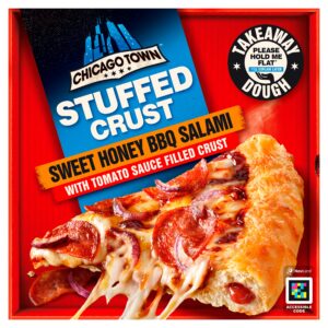 Chicago Town Takeaway Sauce Filled Crust Honey & BBQ Salami 635g