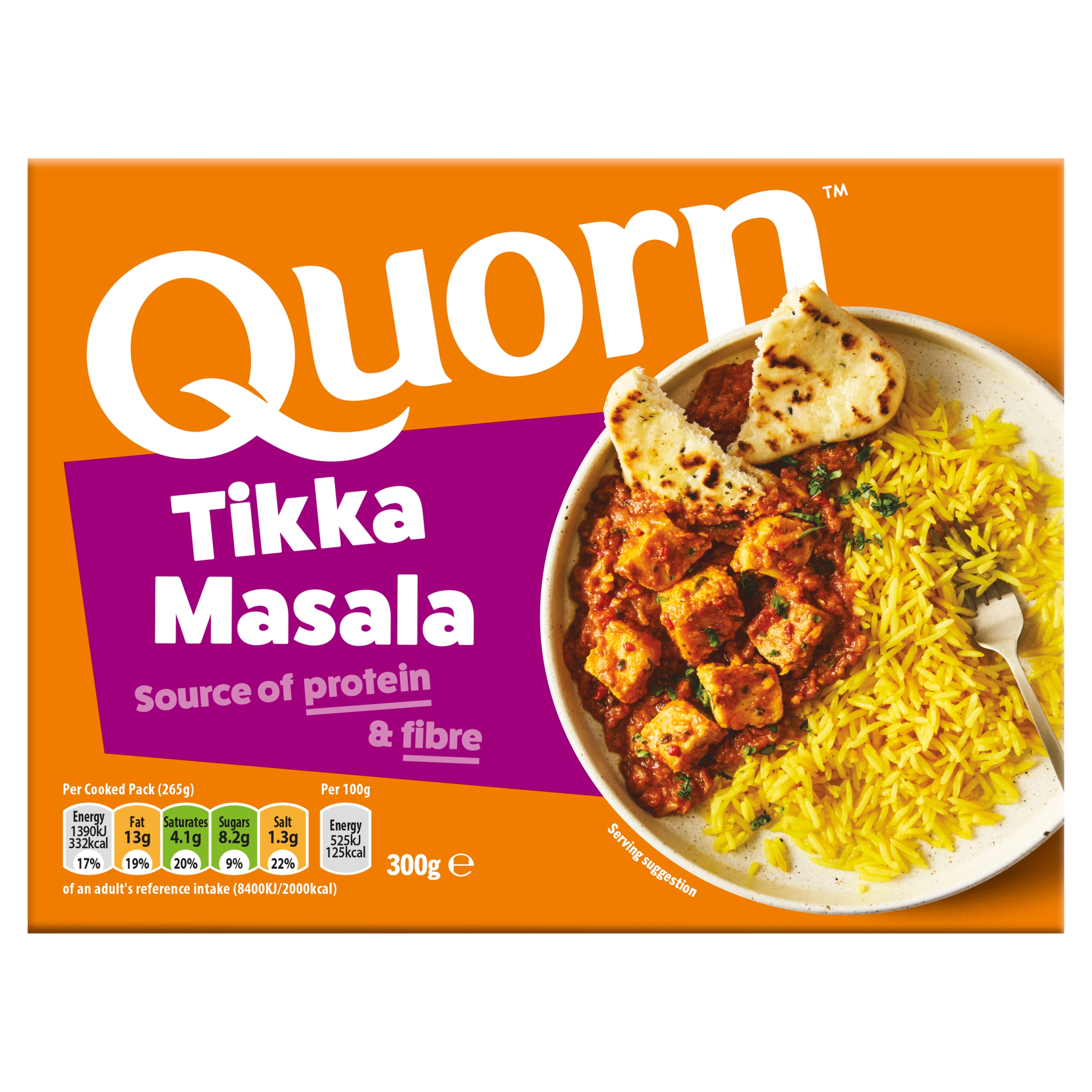 Quorn Tikka Masala & Rice 300g