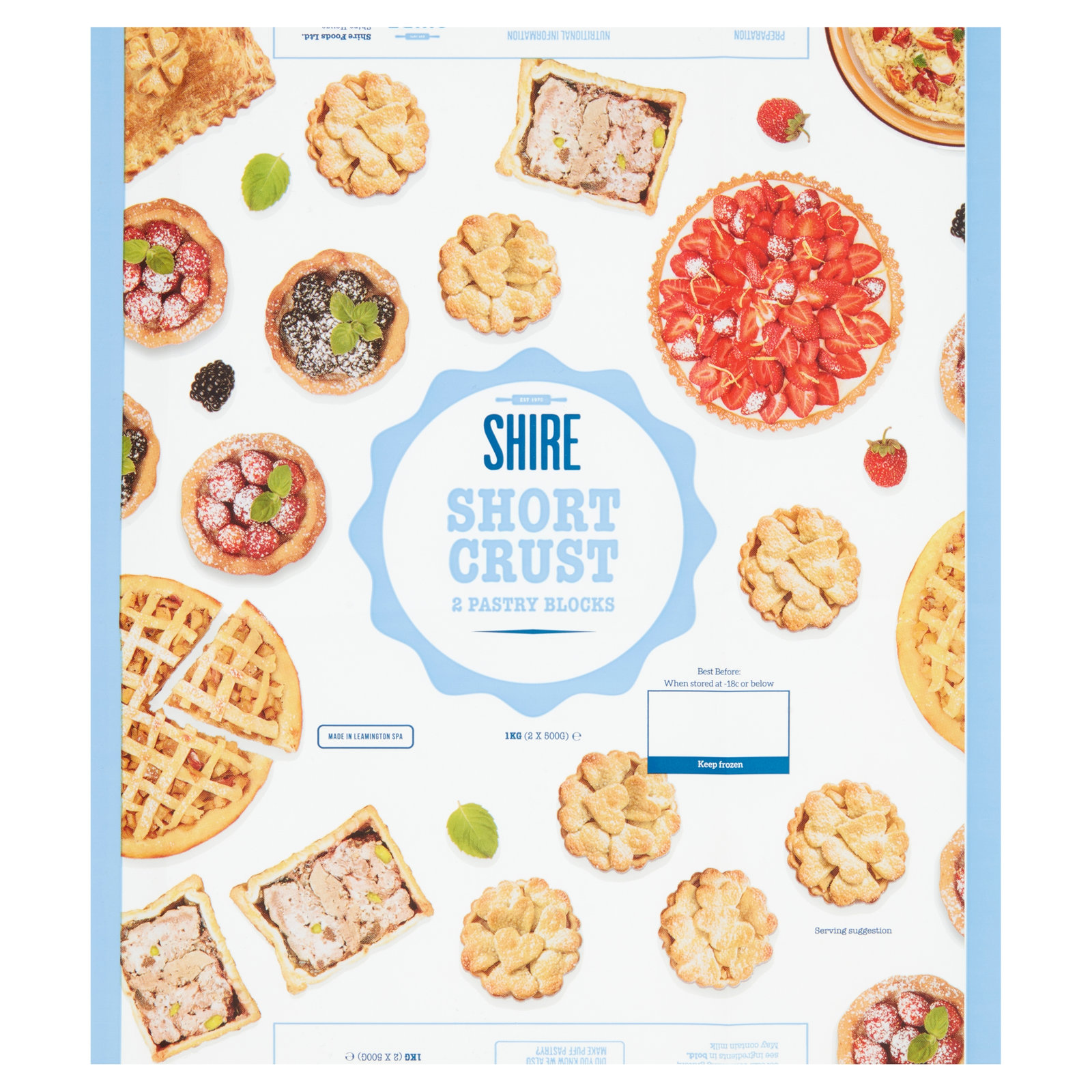 Shire Short Crust Pastry 1kg