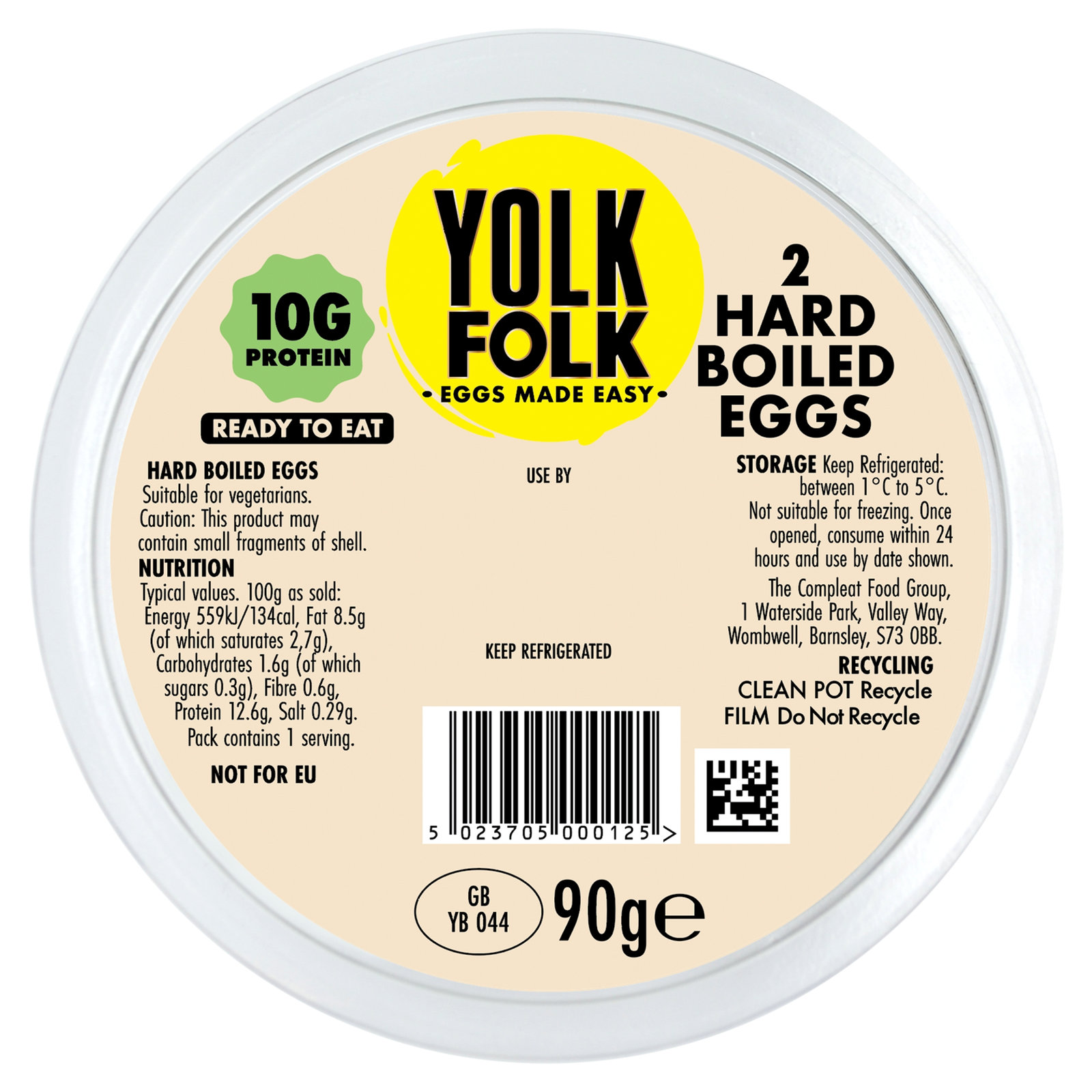 Yolk Folk Egg Pot 90g