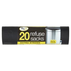 Tidy Z Extra Strong Refuse Sacks 50L 20pk