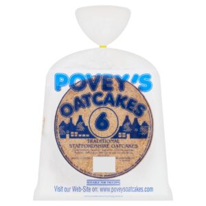 Povey’s Traditional Staffordshire Oatcakes 6pk