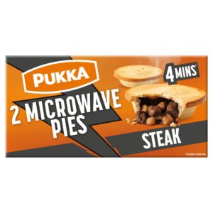 Pukka Microwave Steak Pies 2pk