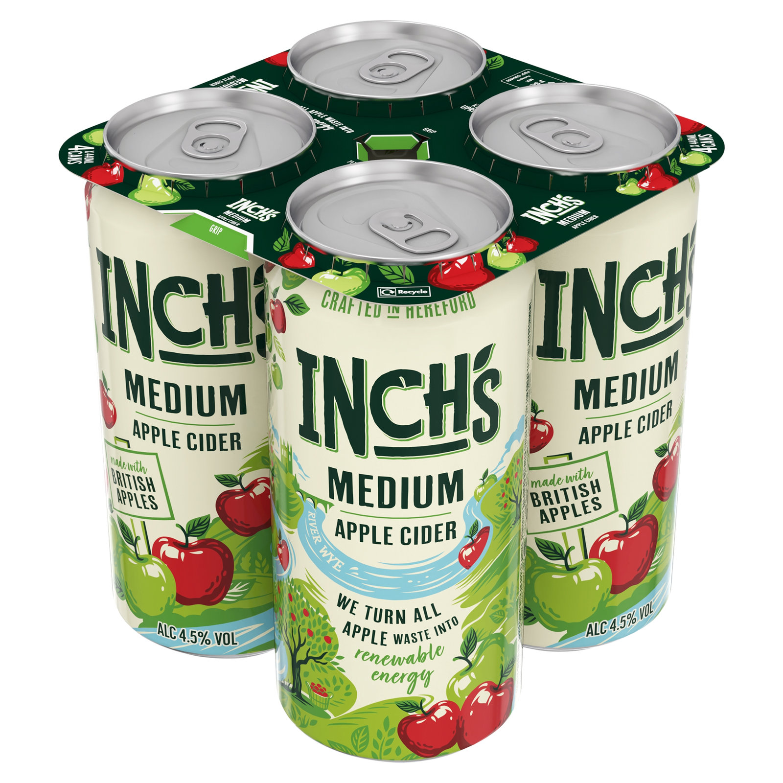 Inch's Apple Cider 4×440ml: 4.5%