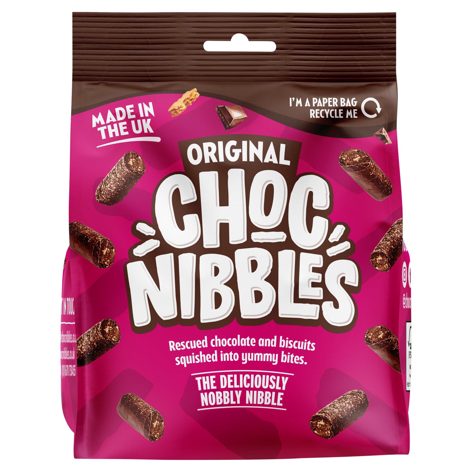 Original Choc Nibbles 135g