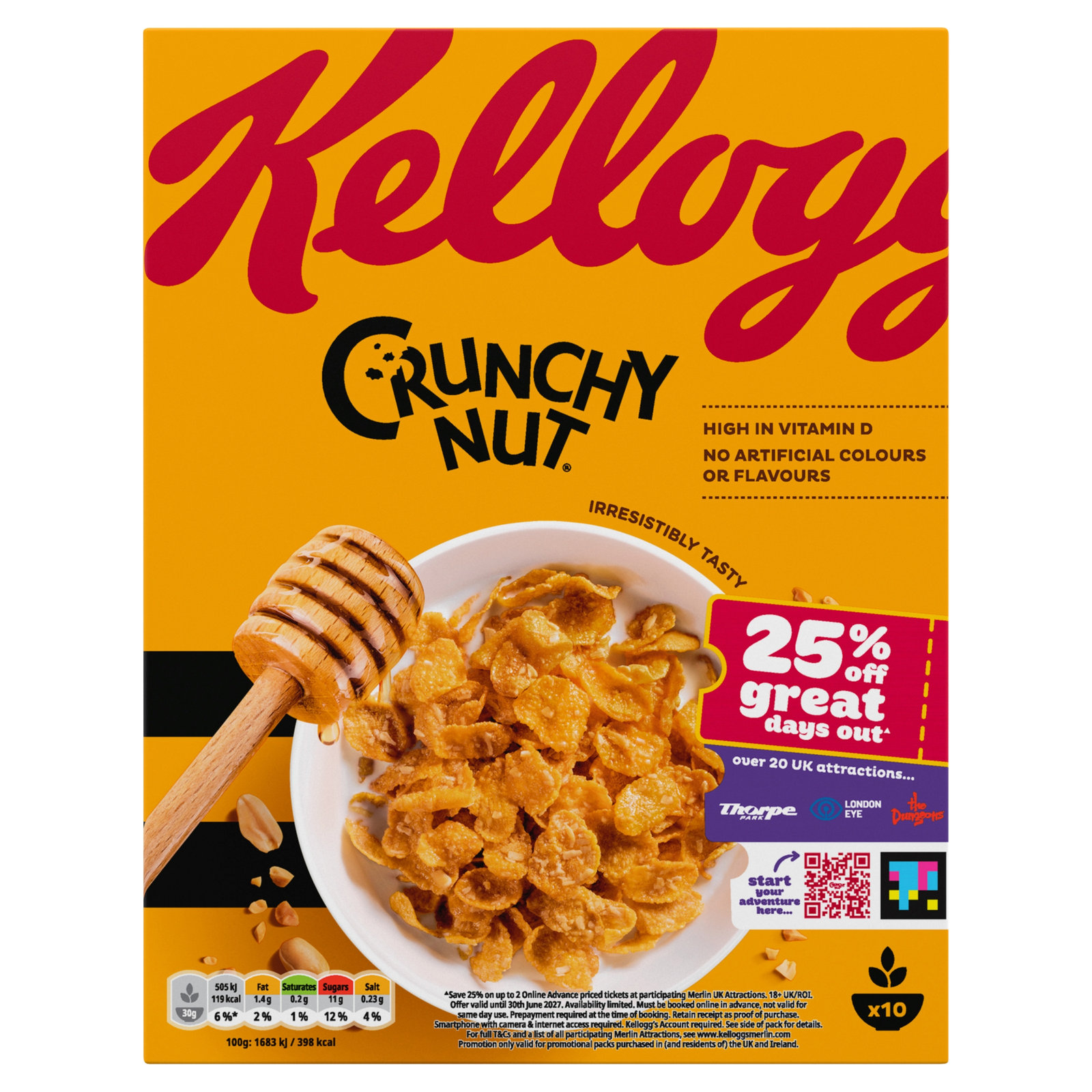 Kellogg's Crunchy Nut Corn Flakes 300g