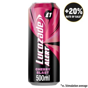 Lucozade Alert Cherry (PMP £1.00) 500ml