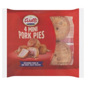 Walls 4 Mini Pork Pies 200g