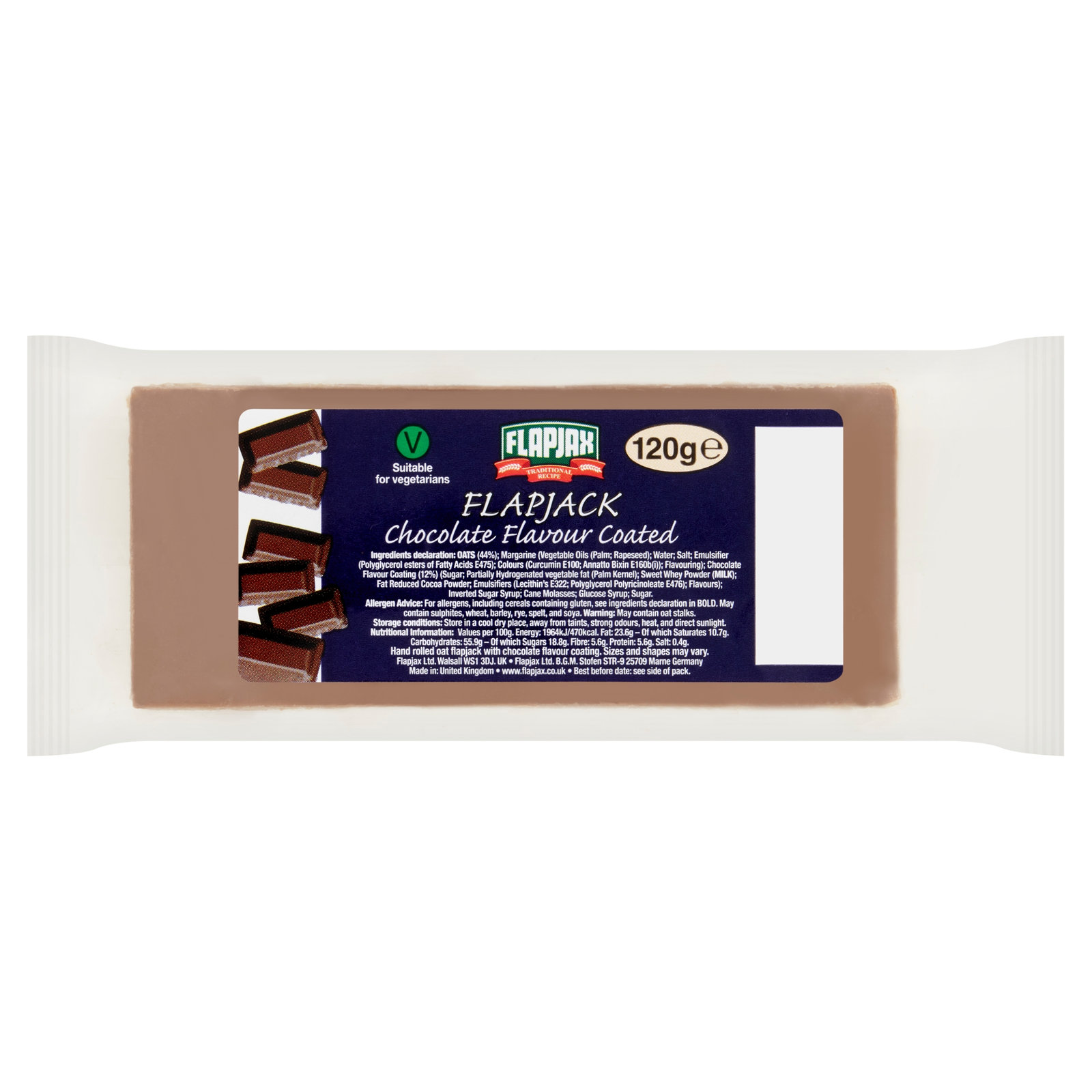 Higates Chocolate Flapjack Bar 120g
