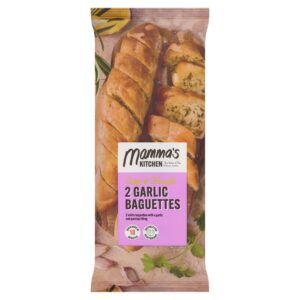 Mamma’s Kitchen 2 Garlic Baguettes 338g