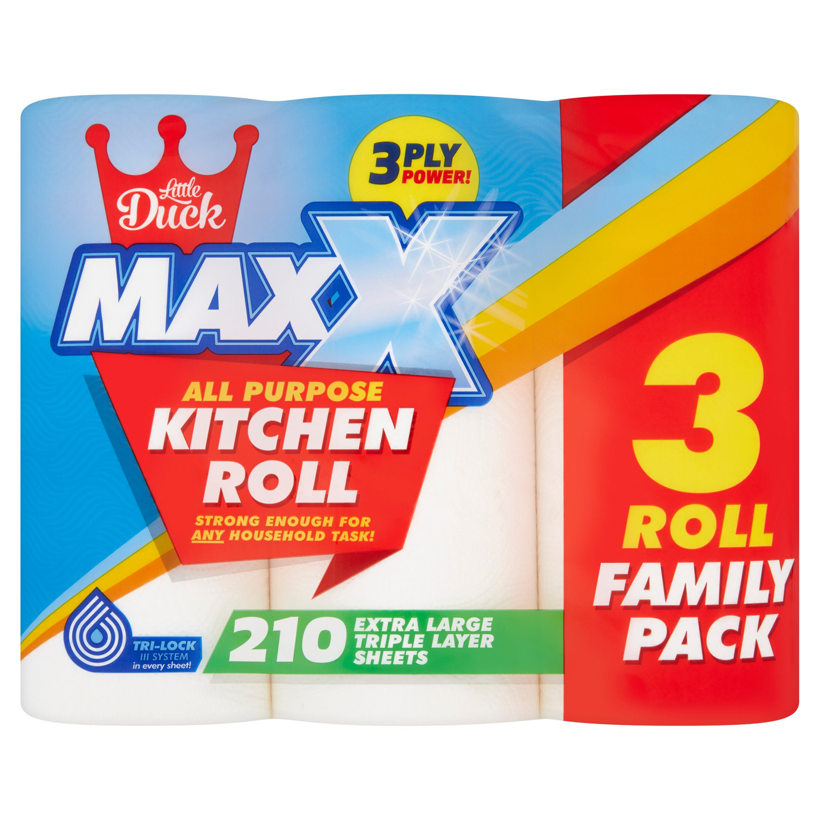 Little Duck Max X Kitchen Roll 3×210sh
