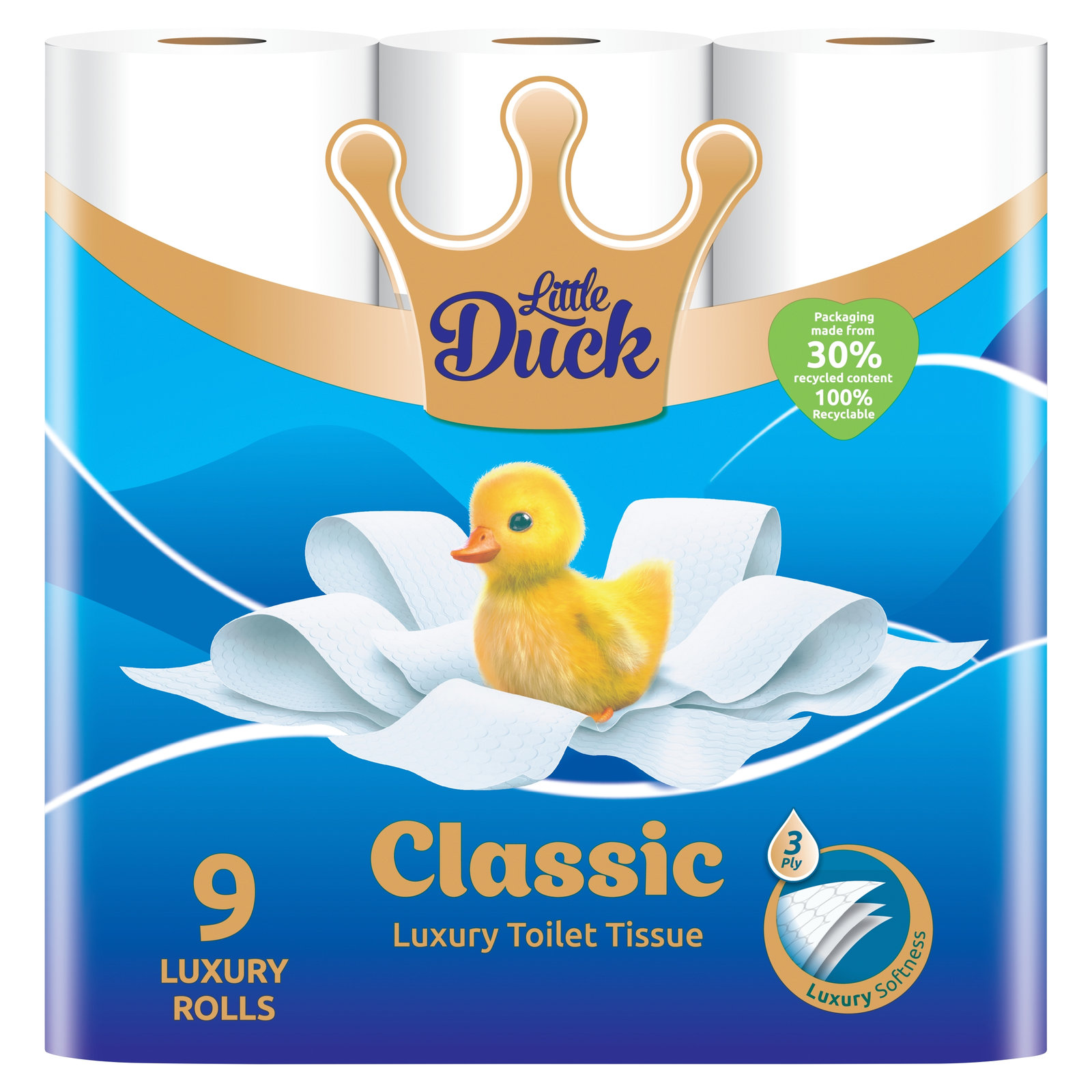 Little Duck Classic Toilet Tissue 9×150sh
