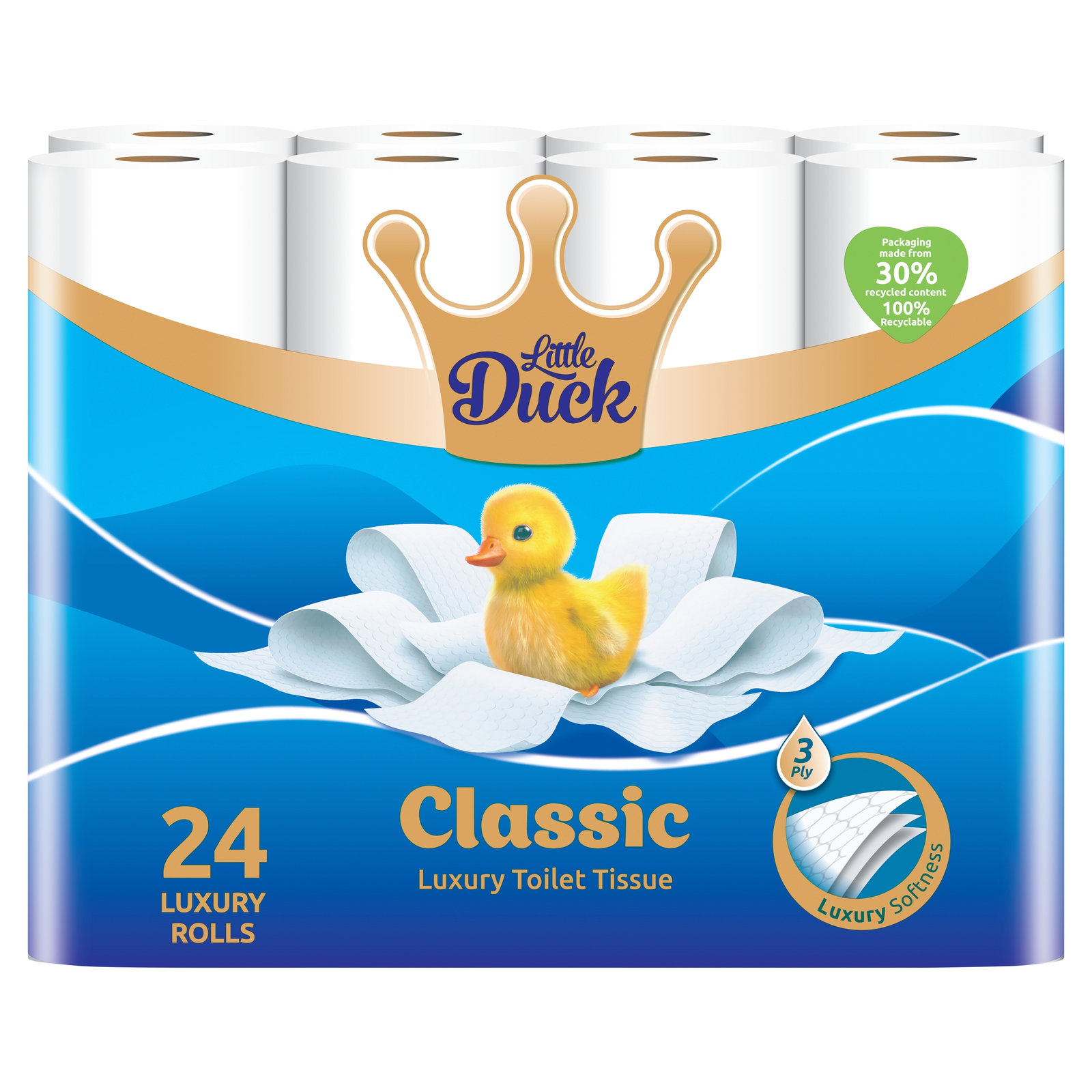 Little Duck Classic Toilet Tissue 24×150sh