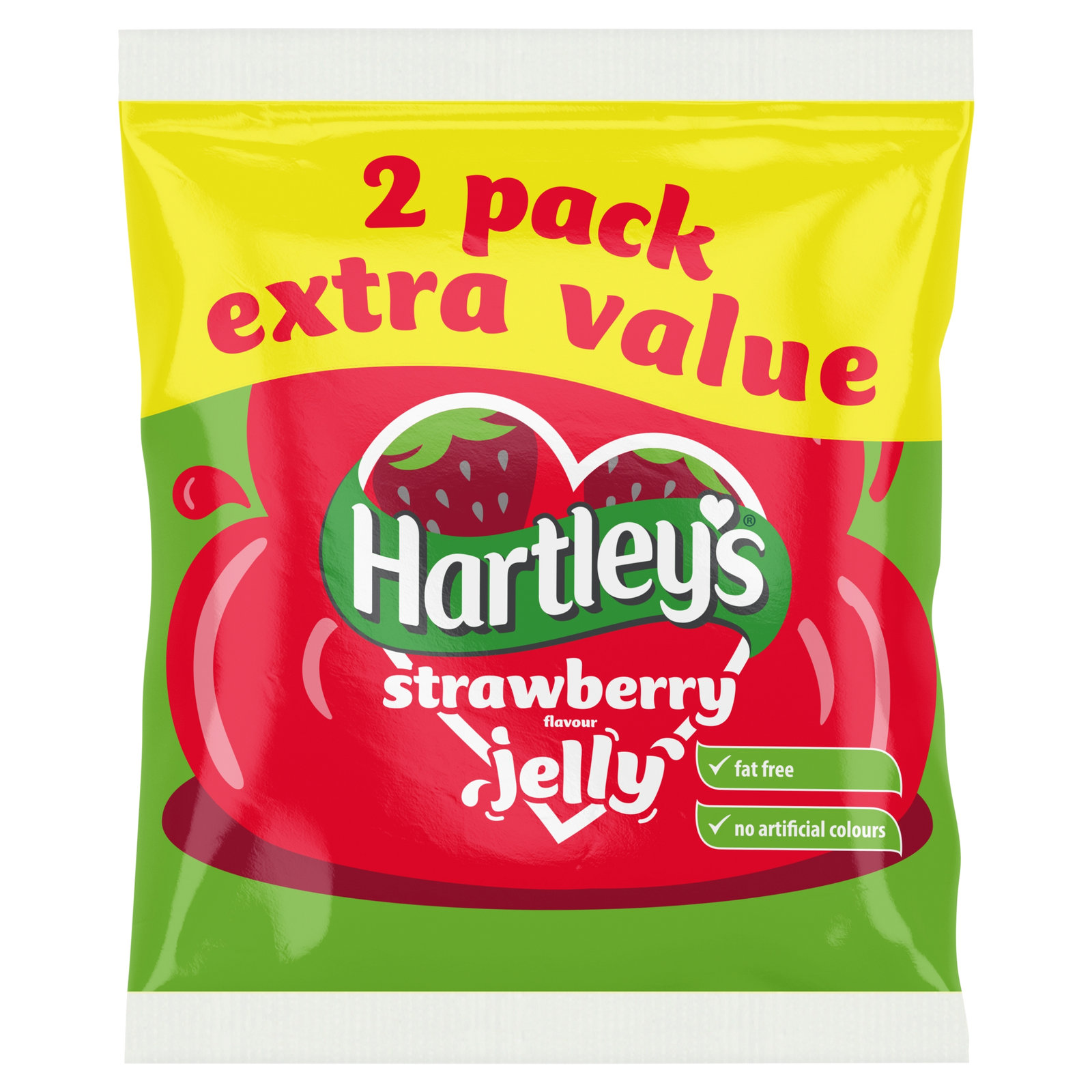 Hartley's Strawberry Tablet Jelly 2×135g
