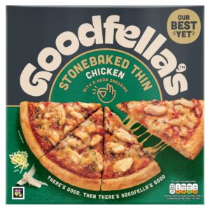 Goodfella’s Stonebaked Thin Chicken & Herb Pizza 365g