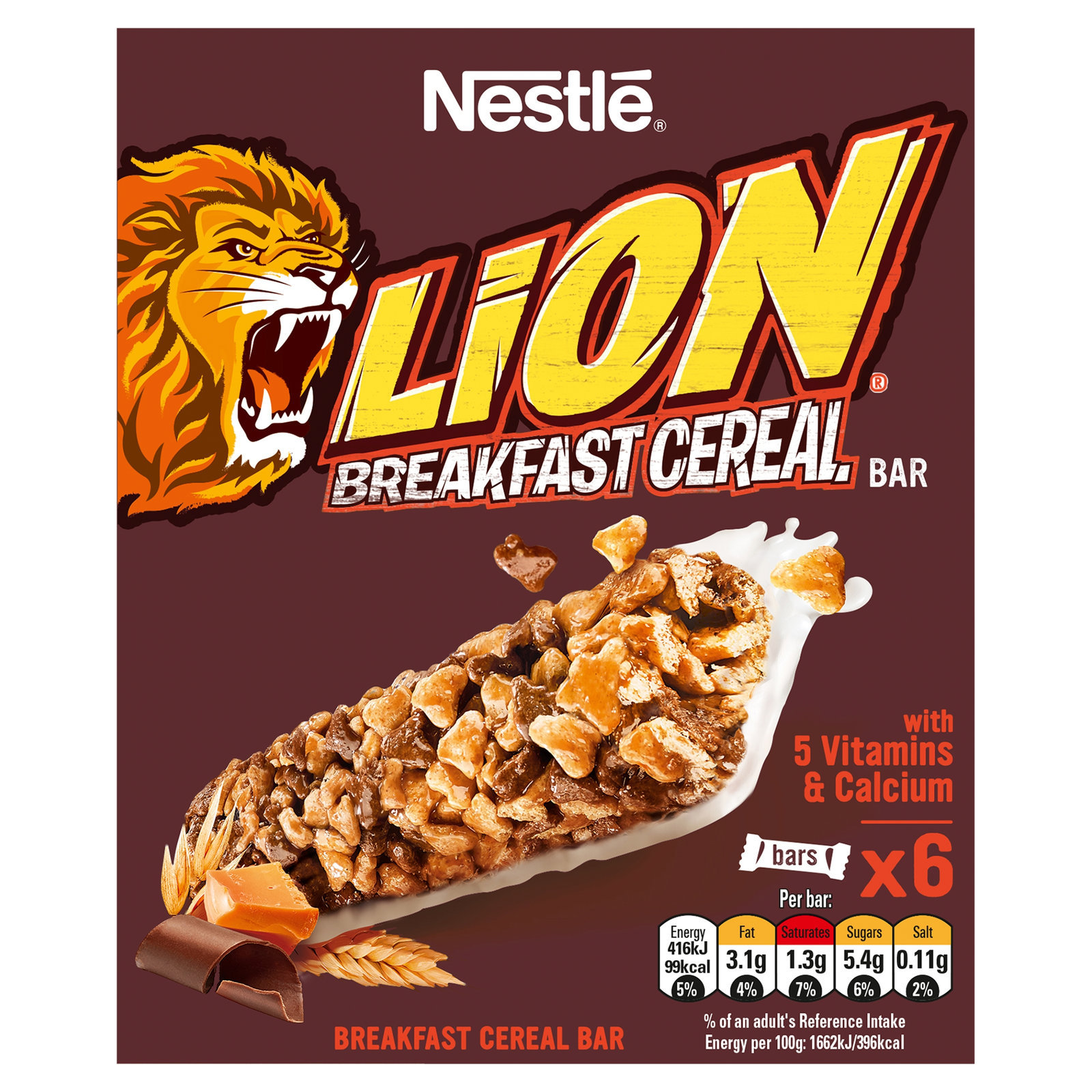 Lion Breakfast Cereal Bar 6×25g