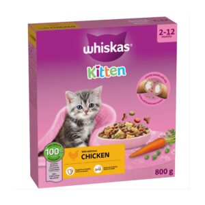 Whiskas 2-12 Months Cat Complete Dry with Chicken 800g