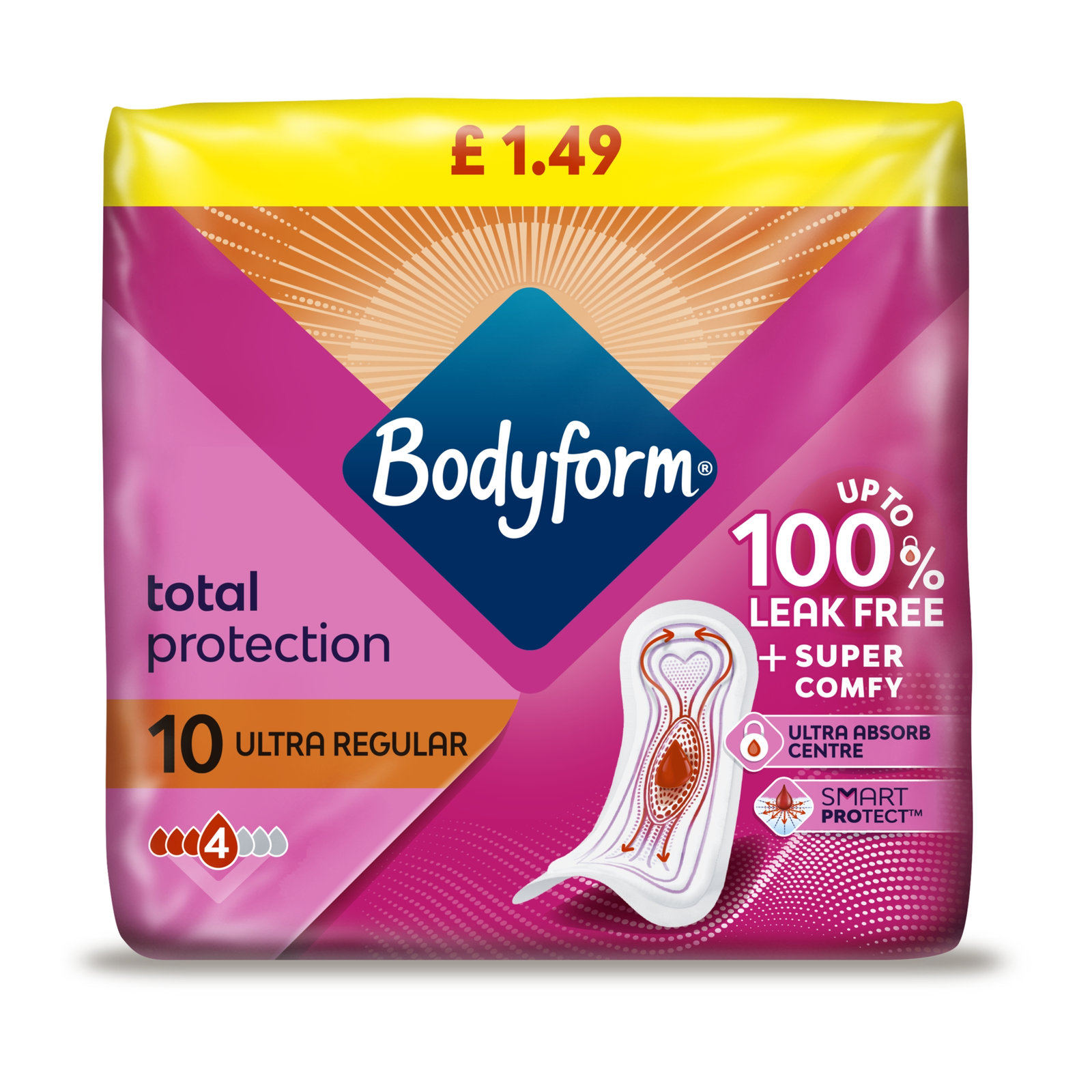 Bodyform Ultra Normal (PMP £1.49) 10pk