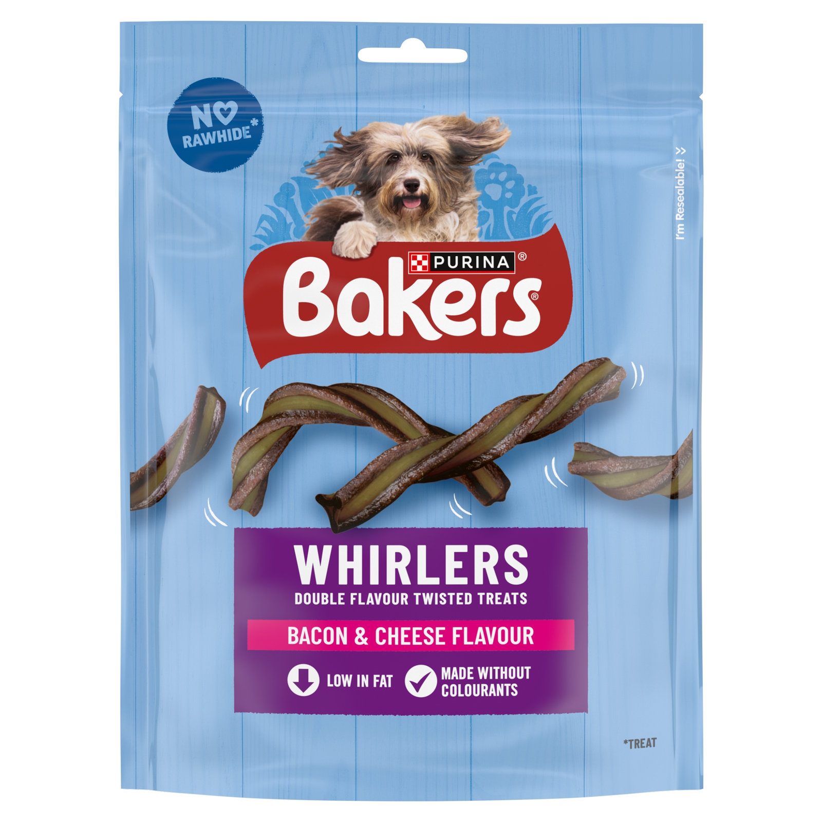 Bakers Whirlers Bacon & Cheese 130g