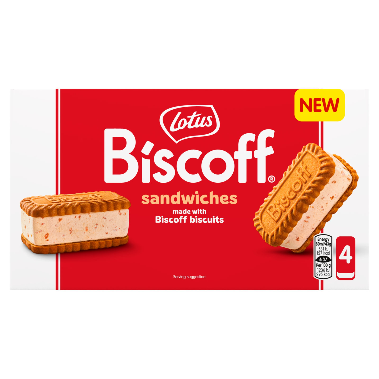 Lotus Biscoff Sandwiches 4×80ml