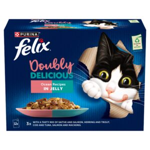 Felix Doubly Delicious Ocean Recipes in Jelly 12×85g