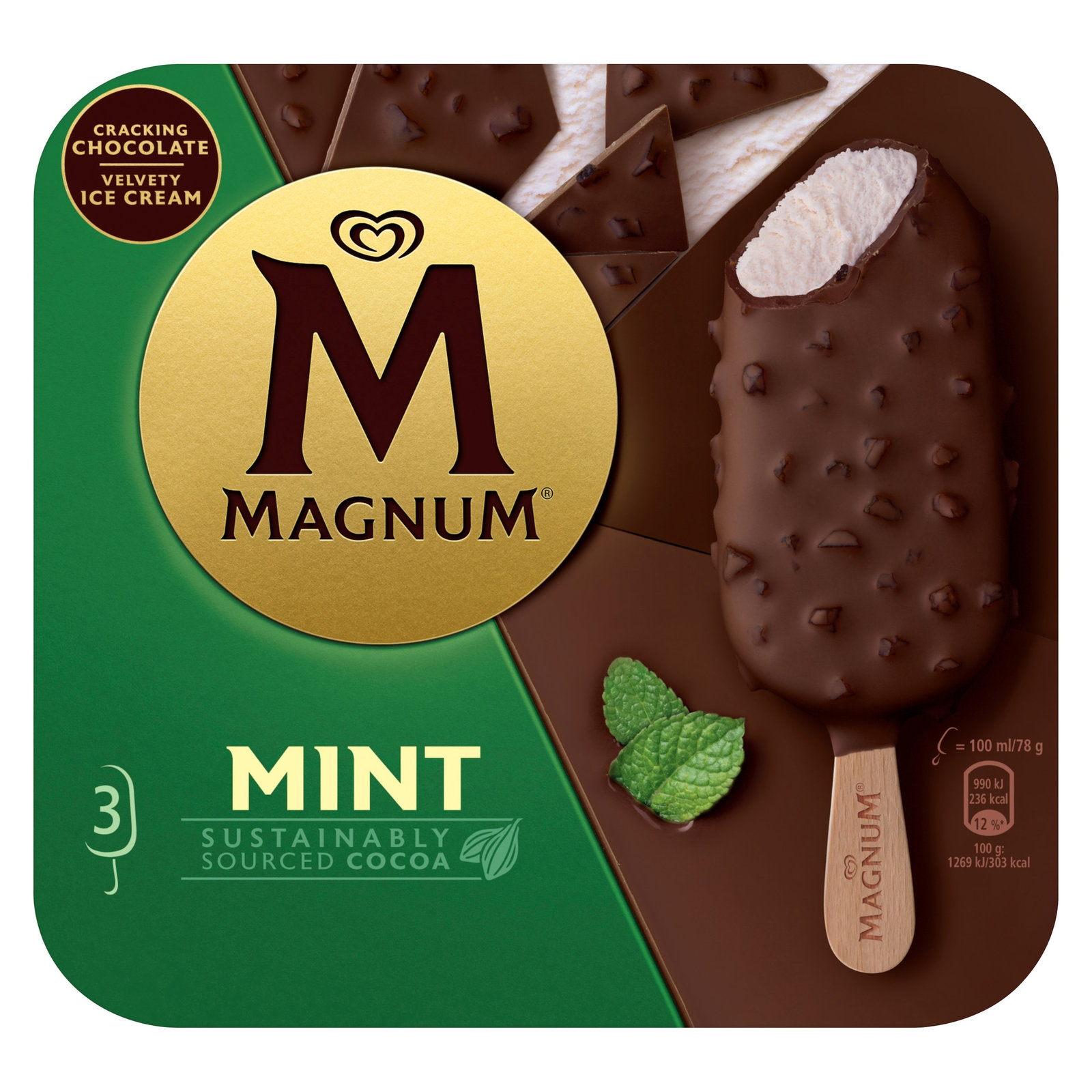 Magnum Mint 3×100ml