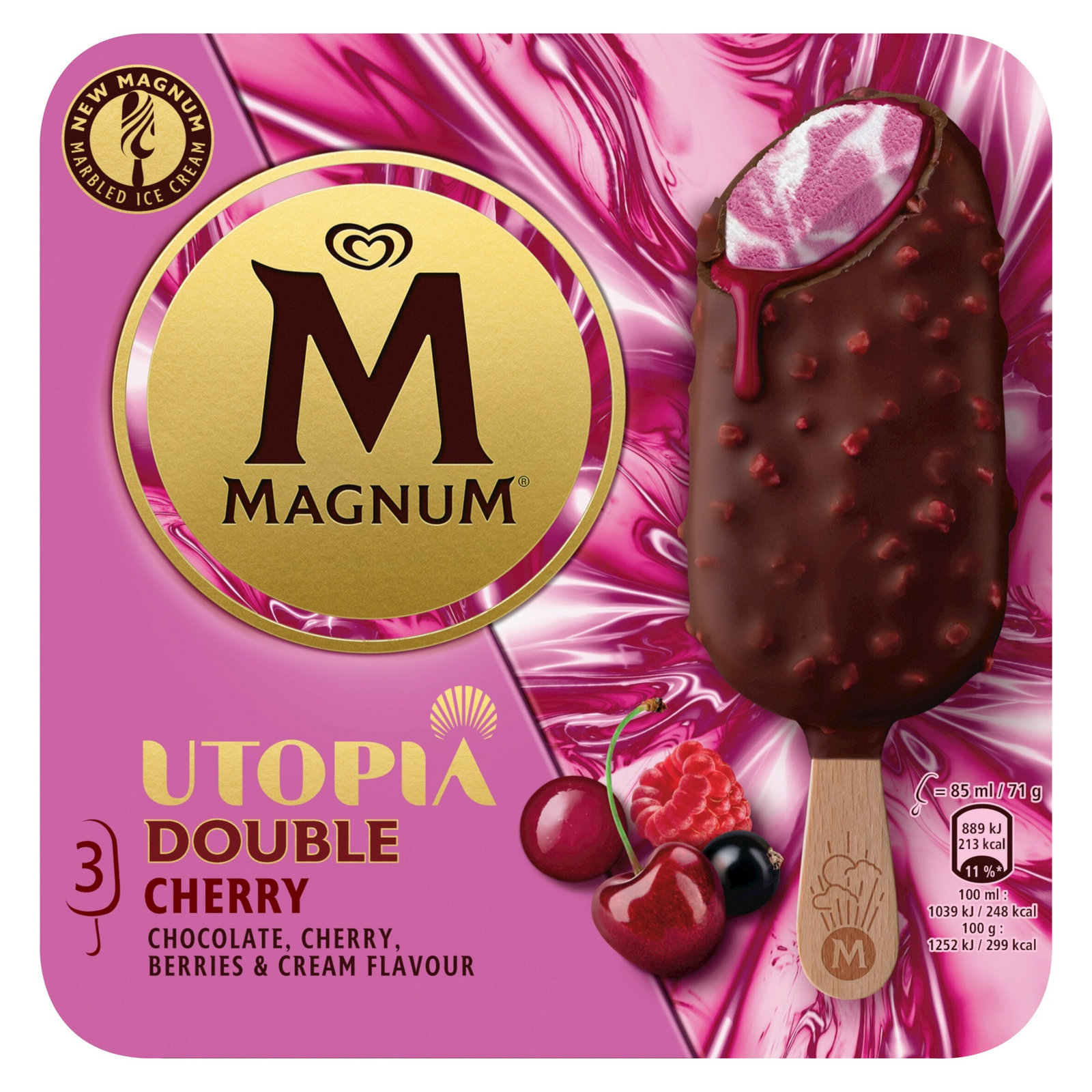 Magnum Utopia Double Cherry 3×85ml
