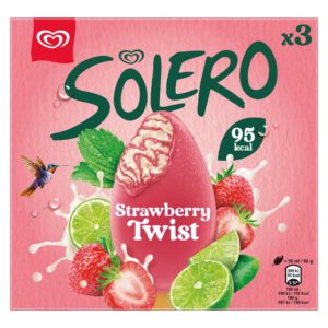 Solero Strawberry Twist 3×90ml