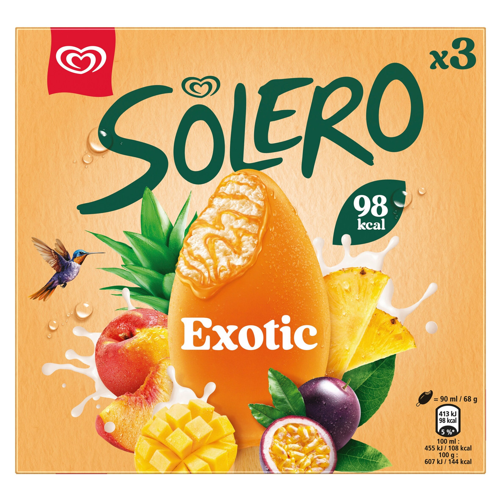 Solero Exotic 3×90ml