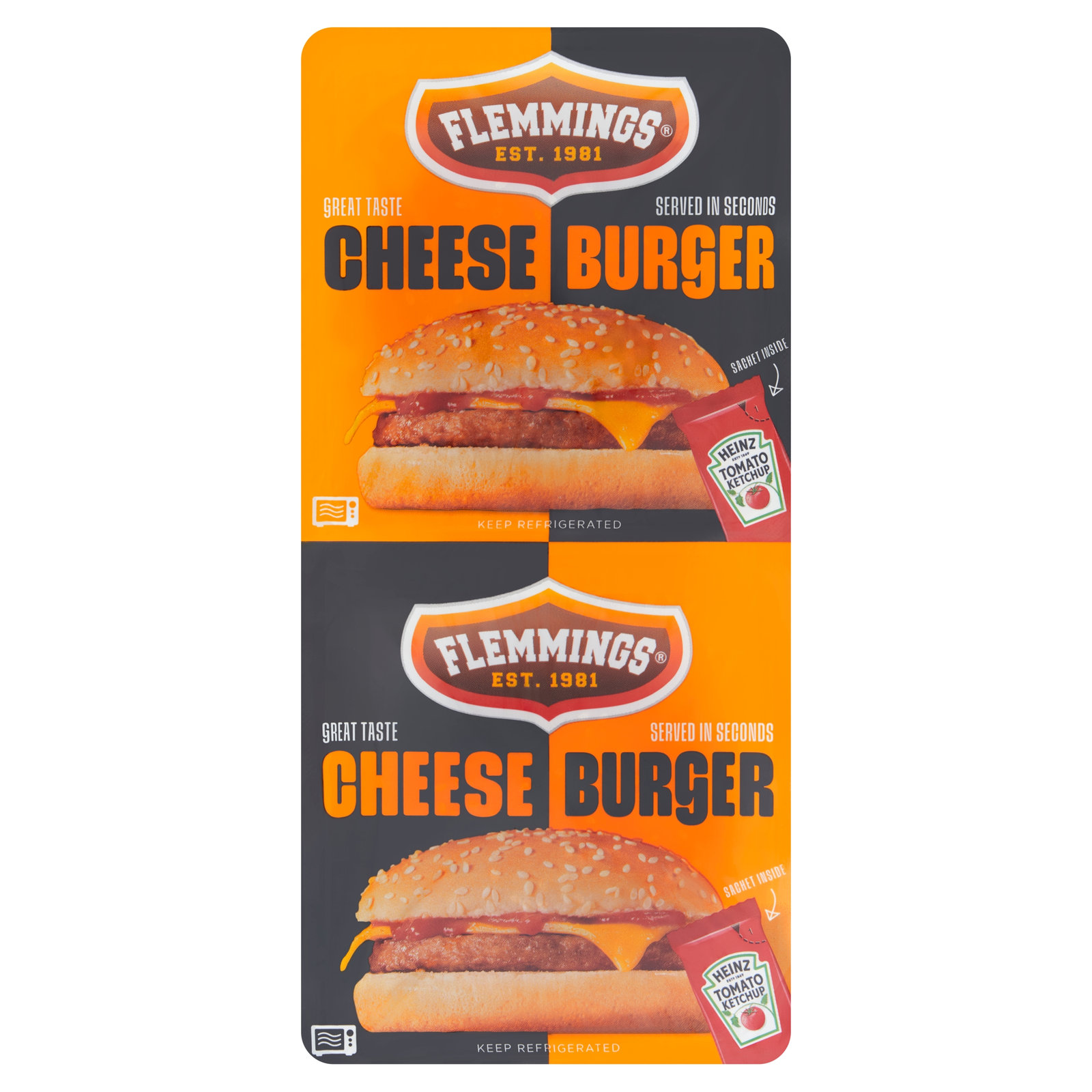 Flemmings 2 Cheese Burgers 261g