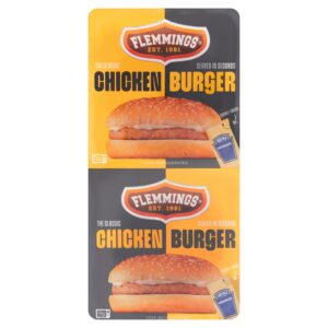 Flemmings 2 Chicken Burgers 239g