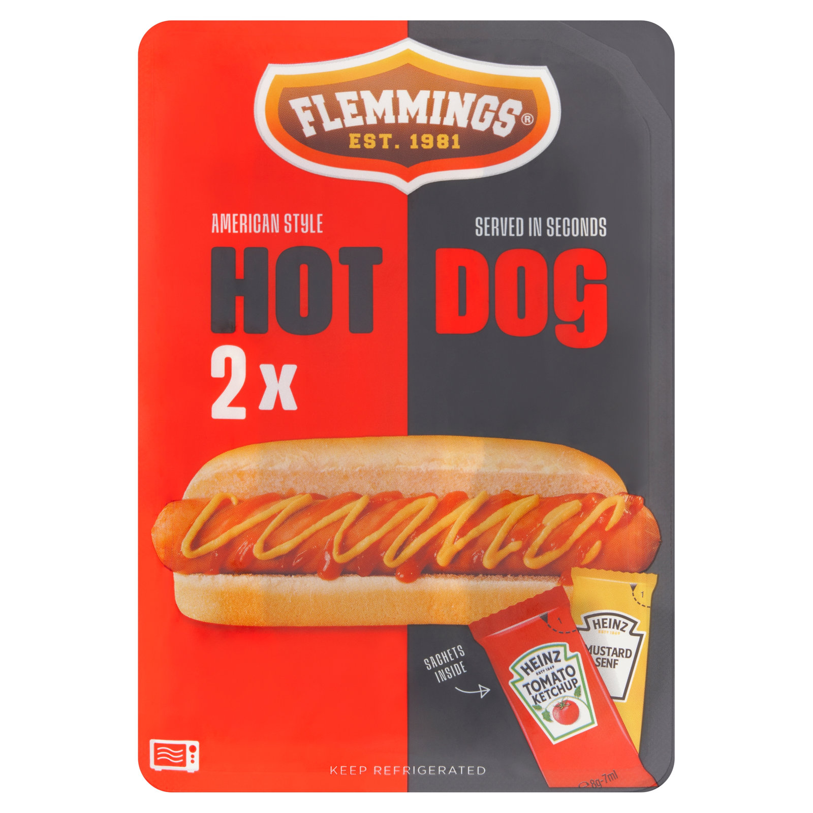 Flemmings 2 Hotdogs 218g