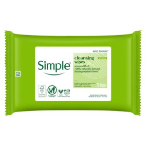 Simple Kind to Skin Bio Face Wipes 25pk